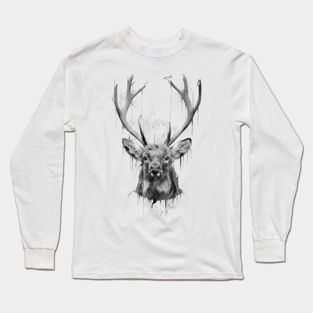 DARK DEER Long Sleeve T-Shirt by ptitecao